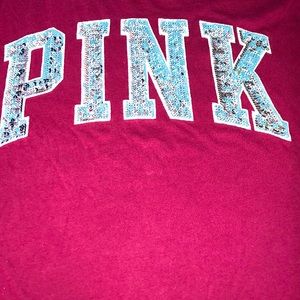 PINK!SHIRT-ALL SEQUINS PRESENT & ACCOUNTED FOR!